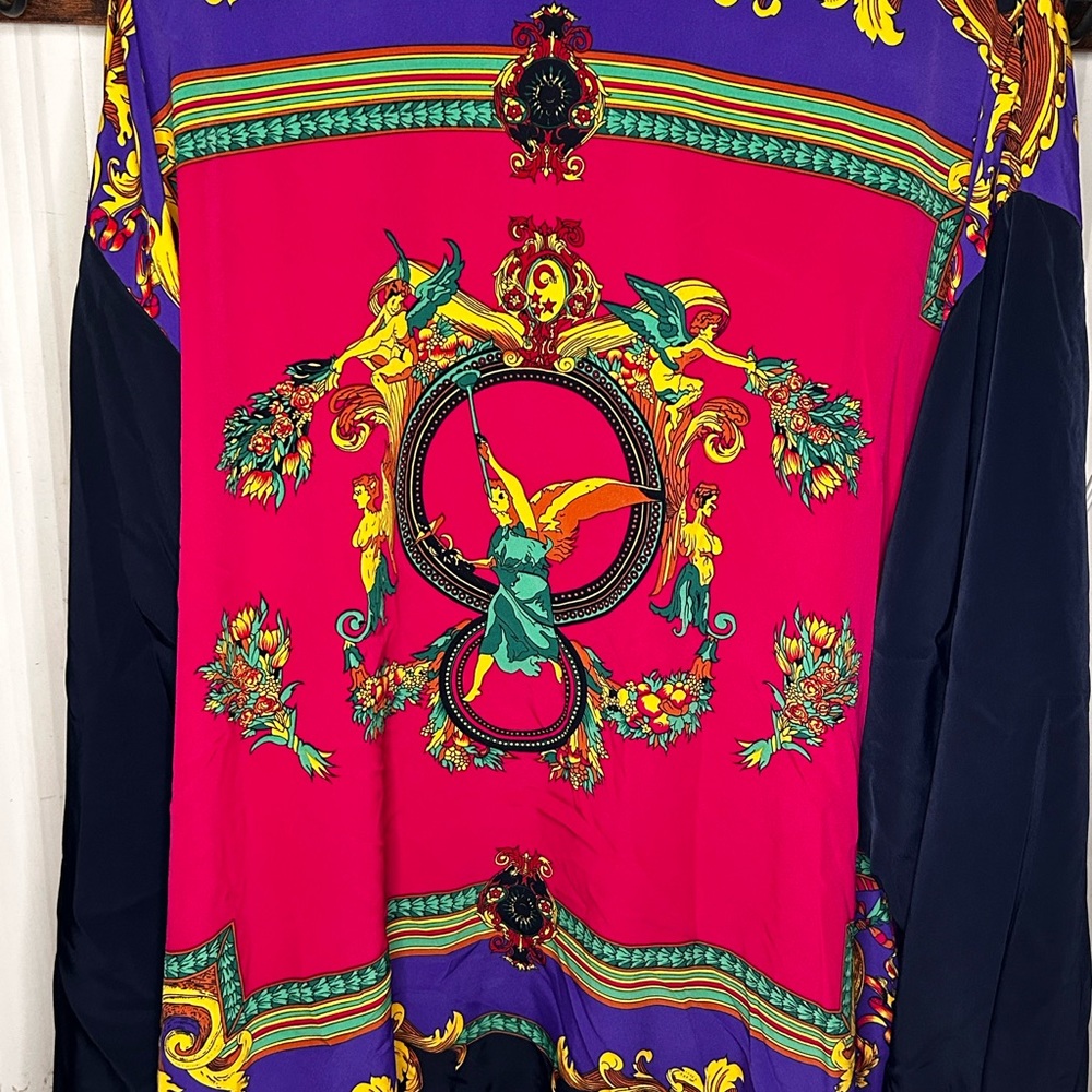 Vintage Silver Threads All Over Print Jacket